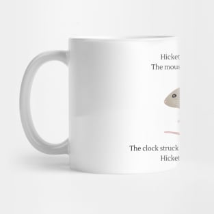 Hickety Dickety Dock Nursery Rhyme Mug